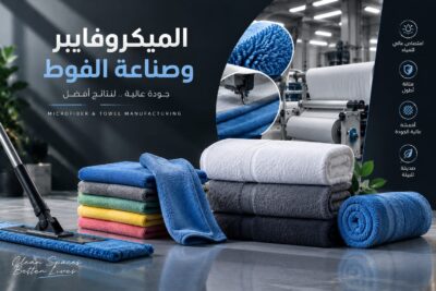 الميكروفايبر وصناعة فوط التنظيف